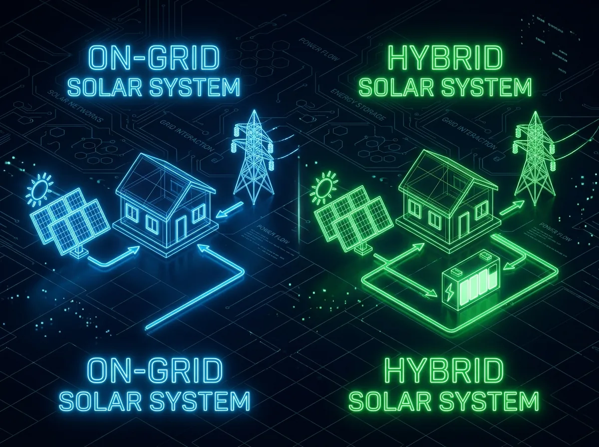 On-Grid vs Off-Grid vs Hybrid Solar