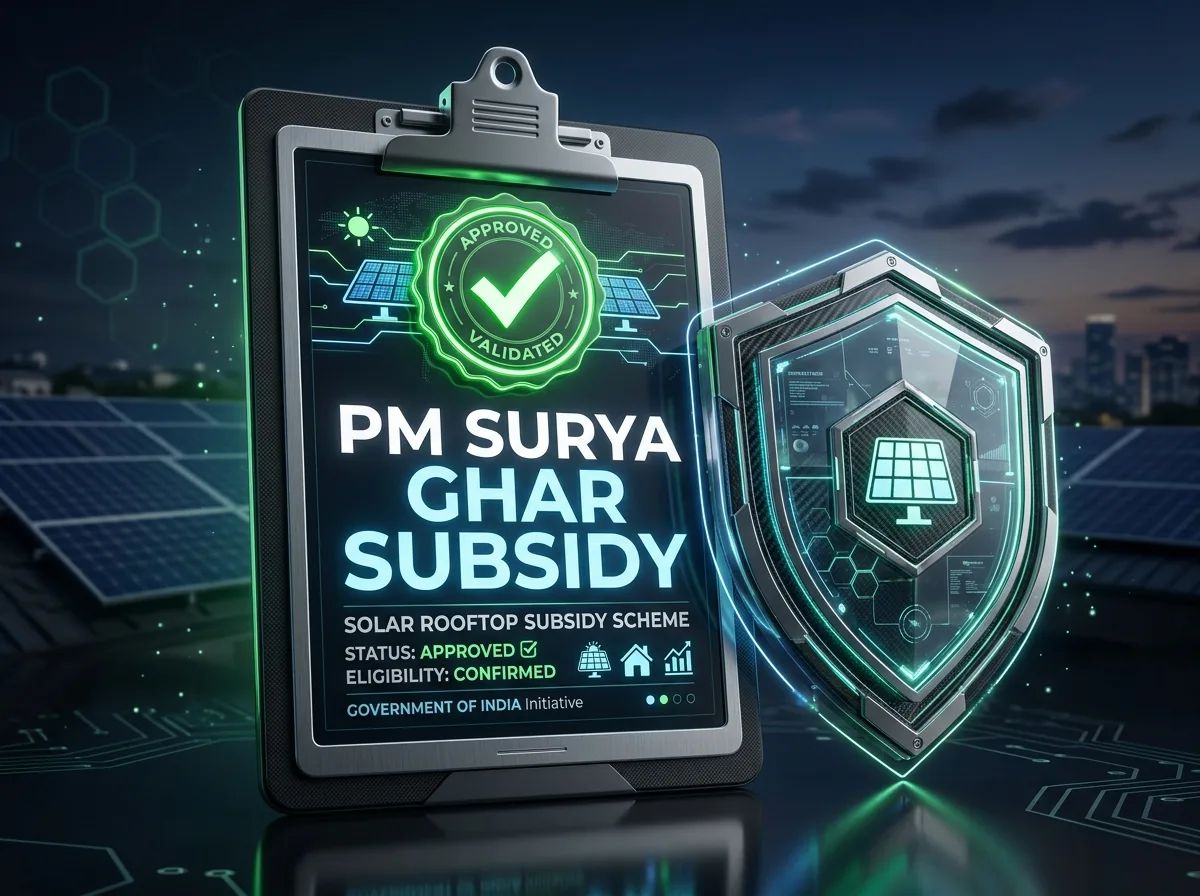 PM Surya Ghar Govt Subsidy up to ₹78,000